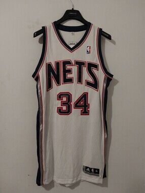 Adidas Authentic Rev 30 Nj Nets Devin Harris Home Jersey Size Xl Length+2 Auto